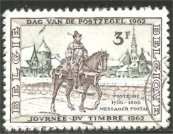 CH-7 Belgique Dag Van De Postzegel 1962 Cheval Horse Pferd Caballo Cavallo Paard - Horses