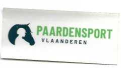 #11 Sticker / Paardensport / Equitation / Belgie - Autocollants