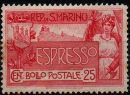 SAINT-MARIN 1907 * - Express Letter Stamps