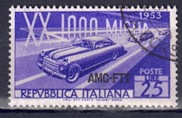 Italien / Triest Zone A - 1953 - Autorennen, Nr. 198, Gestempelt / Used - Oblitérés