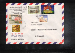 South Korea Interesting Airmail Letter - Corée Du Sud