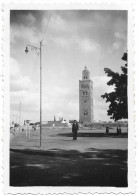 PHOTO - Tour à MARACKECH  En 1946 - Ft 8,5 X 6 Cm - Places