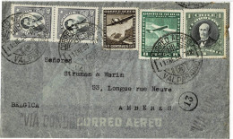 Enveloppe Du Chili Circulée En 1938 Correo - Aereo - Chile