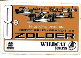 #14 Sticker / 1976 / F1 Trip To Monaco Zolder / Racing / Wildcat Jeans - Autocollants