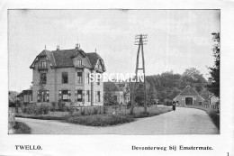 Prent - Deventerweg Bij Emstermate - Twello  - 8.5x12.5 Cm - Other & Unclassified