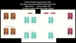 1999 USA UN World Leaders Millennium Summit - France President Jacques Rene Chirac - Rare Set MNH - Altri & Non Classificati