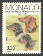 DG-50 Monaco Teckels Chien Dog Hund Cane Hond Perro MNH ** Neuf SC - Perros