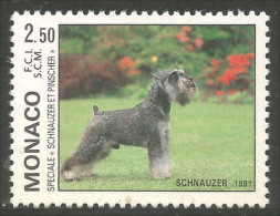 DG-49 Monaco Schnauzer Chien Dog Hund Cane Hond Perro MNH ** Neuf SC - Perros