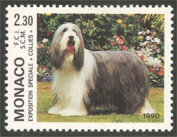 DG-52b Monaco Bearded Collie Chien Dog Hund Cane Hond Perro MNH ** Neuf SC - Other & Unclassified