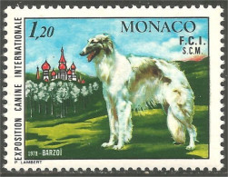 DG-37 Monaco Barzoi Chien Dog Hund Cane Hond Perro MNH ** Neuf SC - Honden