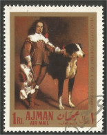DG-14 Ajman Tableau Chien Dog Hund Cane Hond Perro Painting - Perros