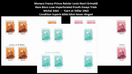 1999 USA UN World Leaders Millennium Summit - Monaco France Prince Rainier Louis Henri Grimaldi - Rare Set MNH - Autres & Non Classés