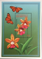 Antigua 2000 Flowers Butterflies Minisheet MNH - Sonstige & Ohne Zuordnung
