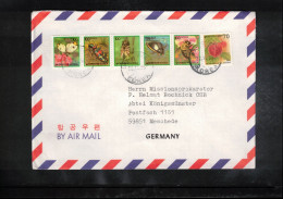 South Korea 1996 Insects Interesting Airmail Letter - Korea (Zuid)