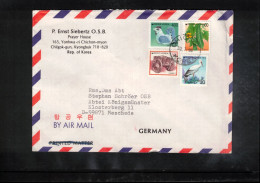 South Korea 1998 Plants+Animals Interesting Airmail Letter - Korea, South