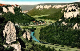 72838451 Langenbrunn Panorama Donautal Blick Vom Eichfelsen Auf Schloss Werenwag - Other & Unclassified