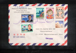 South Korea Interesting Airmail Letter - Corée Du Sud