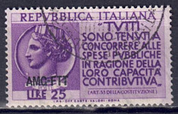 Italien / Triest Zone A - 1954 - Steuerehrlichkeit, Nr. 230, Gestempelt / Used - Afgestempeld