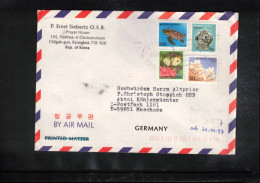 South Korea 1997 Animals+Plants Interesting Airmail Letter - Corée Du Sud