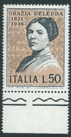 Italia, Italy, Italie, Italien 1971; Grazia Deledda, Premio Nobel Per La Letteratura Nel 1926. Bordo, New. - Prix Nobel