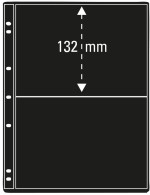 Prinz PRO-FIL-SYSTEM, Beidseitig, Schwarz, Mit 2 Streifen, 40 Blätter Neuwertig (VD736 - Blanco Pagina's