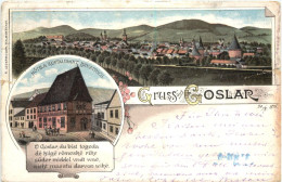 Gruss Aus Goslar - Litho - Goslar