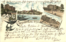 Gruss Aus Chemnitz - Litho - Chemnitz