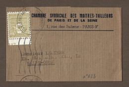 !!! BANDE JOURNAL IMPRIMÉE AVEC AFFRANCHISSEMENT 50CTS TYPE ARC DE TRIOMPHE DE 1945, RARE - Wikkels Voor Tijdschriften