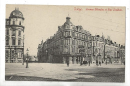 Liège (Belgique, Liège) : Le Croisement De La Rue Raikem Et De L'avenue Blonden Env 1910 (animé) PF - Luik