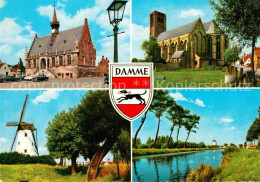 72837356 Damme West-Vlaanderen Windmuehle Kirche Damme West-Vlaanderen - Otros & Sin Clasificación