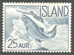 FI-21b Island Trout Salmon Poisson Fish Fisch Pesce Pescado Peixe Vis MNH ** Neuf SC - Alimentación