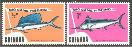 FI-19 Grenada Marlin Poisson Fish Fisch Pesce Pescado Peixe Vis MNH ** Neuf SC - Alimentation