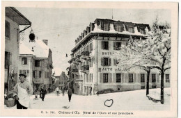 Château-d'Oex Hôtel De L'Ours Et Rue Principale - Château-d'Œx