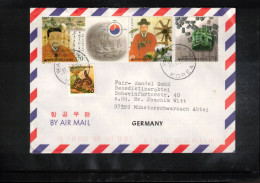 South Korea 2000 Millenium Interesting Airmail Letter - Corée Du Sud