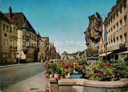 72837173 Bayreuth Marktplatz Mit Rathaus Brunnen Bayreuth - Bayreuth