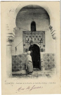 Tlemcen Intérieur De La Koubba De Sidi-Bou-Médine Circulée En 1903 Avec Ambulant Voir Verso - Other & Unclassified