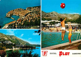 72836255 Dubrovnik Ragusa Hotel Plat Swimming Pool Panorama Kueste Altstadt Hafe - Kroatien