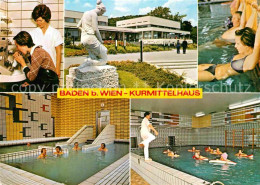 72836147 Baden Wien Kurmittelhaus Wassergymnastik Kuranwendungen Statue Baden - Altri & Non Classificati