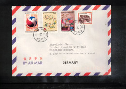 South Korea 1994 Interesting Airmail Letter - Korea (Süd-)