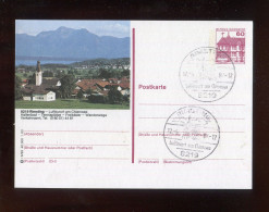 "BUNDESREPUBLIK DEUTSCHLAND" 1983, Bildpostkarte Mit Bildgleichem Stempel Ex "RIMSTING" (B2045) - Cartoline Illustrate - Usati