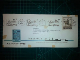ARGENTINE, Enveloppe Longue De "Industrias Citem, Sociedad De Responsabilidad Limitada" Avec Banderole Parlante : "Semai - Used Stamps