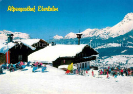 72835100 Maria Alm Steinernen Meer Alpengasthof Eberlalm Wintersportplatz Alpenp - Autres & Non Classés