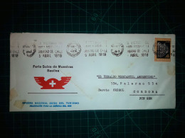 ARGENTINE, Enveloppe Longue De La "Foire Suisse De Bâle, Office National Suisse Du Tourisme" Avec Banderole Parlante : " - Used Stamps