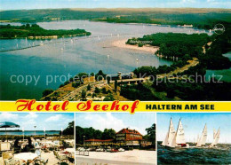 72835044 Haltern See Hotel Seehof Gaststaette Seeterrassen Seebad Segeln Flieger - Haltern