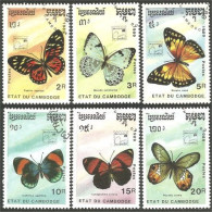 IN-18 Cambodge Papillon Butterfly Butterflies Farfalla Mariposa Schmetterling Vlinder MNH - Farfalle