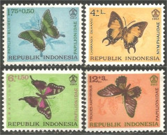 IN-16 Indonesia Papillon Butterfly Butterflies Farfalla Mariposa Schmetterling Vlinder MH * Neuf CH - Papillons