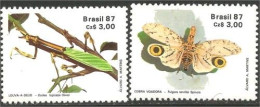 IN-5 Brasil Papillon Butterfly Butterflies Farfalla Mariposa Schmetterling Vlinder MNH ** Neuf SC - Farfalle