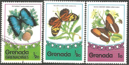 IN-15 Grenada Papillon Butterfly Butterflies Farfalla Mariposa Schmetterling Vlinder MH * Neuf CH - Papillons