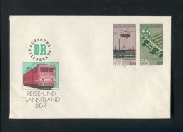 "DDR" 1985, Ganzsachenumschlag Mi. U 3 "Eisenbahnwesen" ** (B2047) - Briefomslagen - Ongebruikt