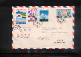 South Korea 1984 Interesting Airmail Letter - Korea (Süd-)
